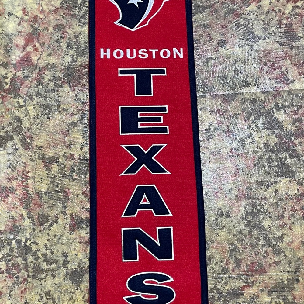 NFL Houston Texans Heritage Banner in Red and Blue